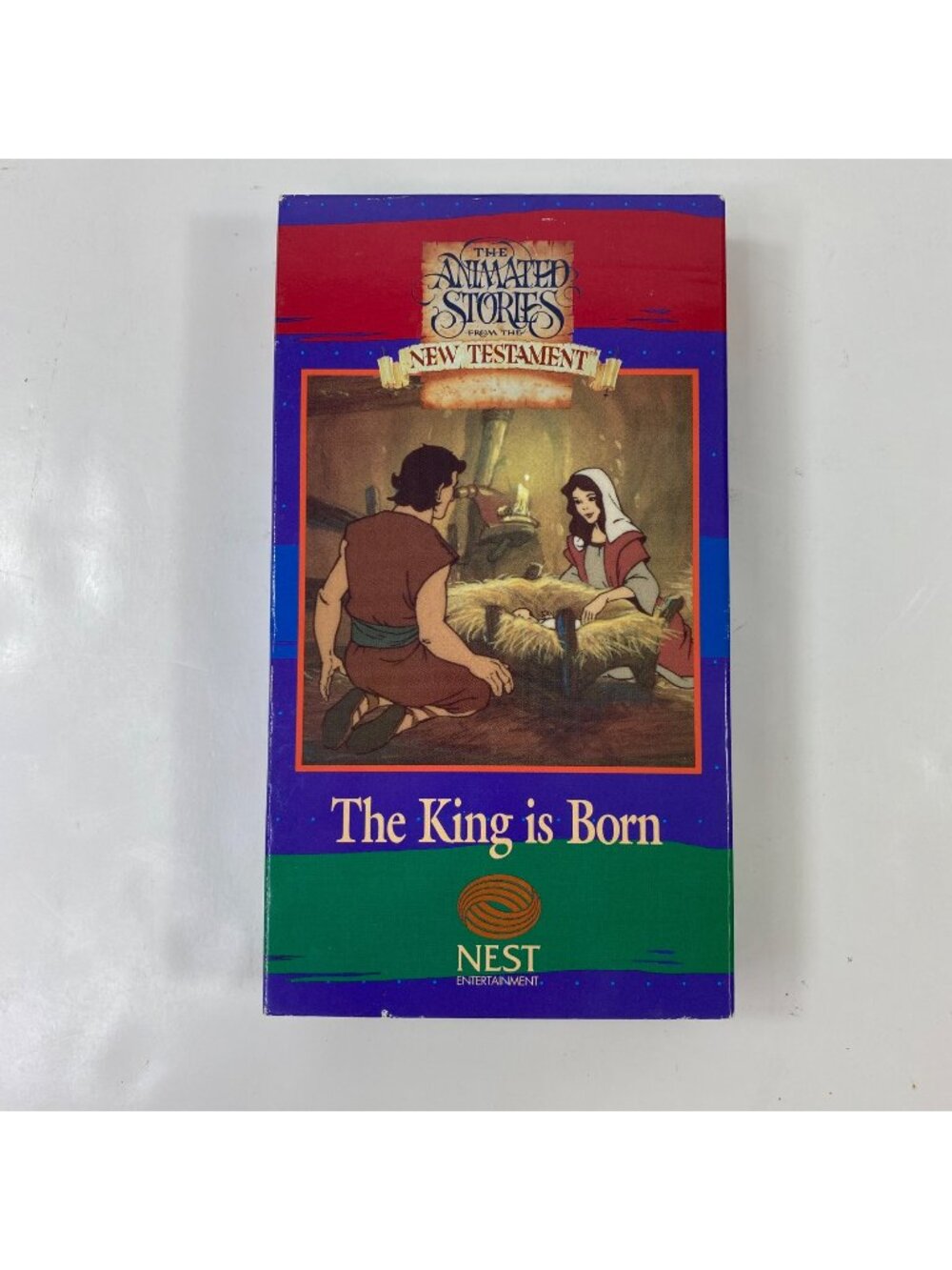 The King Is Born VHS Tape Animated Stories From The New Testament Christian Kids